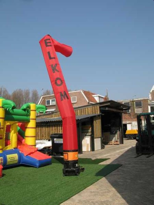 Skytube rood welkom 6m